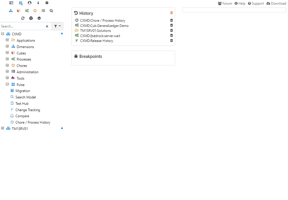 Chore and Process History